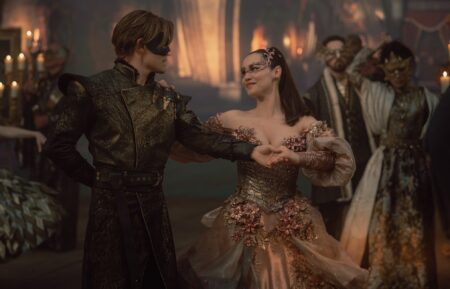 Paul Wesley as James T. Kirk and Christina Chong as La’an Noonien-Singh — 'Star Trek: Strange New Worlds' Season 4 Episode 9 "Once La'an A Time"