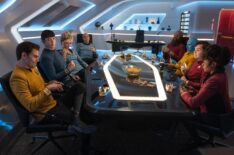 'Star Trek: Strange New Worlds': Paul Wesley & Jess Bush on Playing 'TOS' Kirk and Chapel