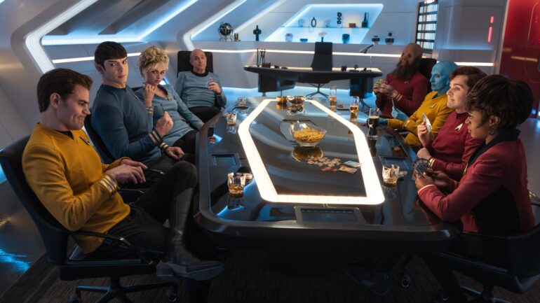‘Star Trek: Strange New Worlds’: Paul Wesley & Jess Bush on Playing ‘TOS’ Kirk and Chapel