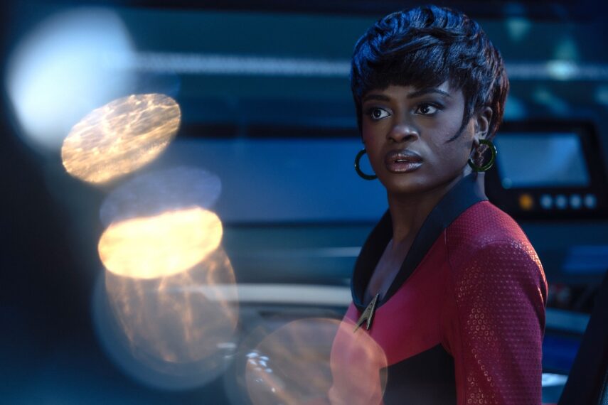 Celia Rose Gooding as Uhura — 'Star Trek: Strange New Worlds' Season 4 Finale "Tomorrow's Enterprise"