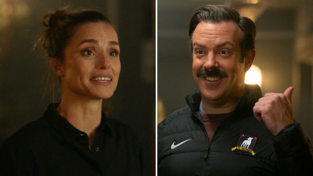 Charlotte Riley and Jason Sudeikis in 'Ted Lasso' Season 4