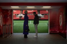 Hannah Waddingham and Jason Sudeikis in 'Ted Lasso' Season 4