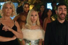 Hannah Waddingham, Juno Temple, and Brett Goldstein in 'Ted Lasso' Season 4