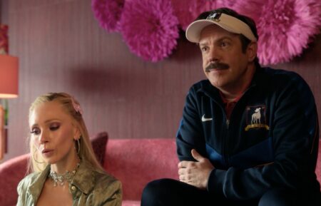 Juno Temple and Jason Sudeikis in 'Ted Lasso' Season 4