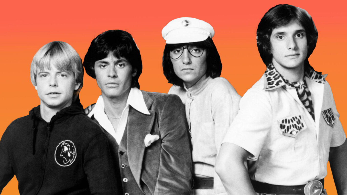 l-r: Bob Lussier, Robert Emhardt, front l-r: Biff Warren, John Lansing, Cosie Costa, Steve Bonino, 1976.