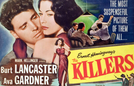 THE KILLERS, Burt Lancaster, Ava Gardner, 1946.