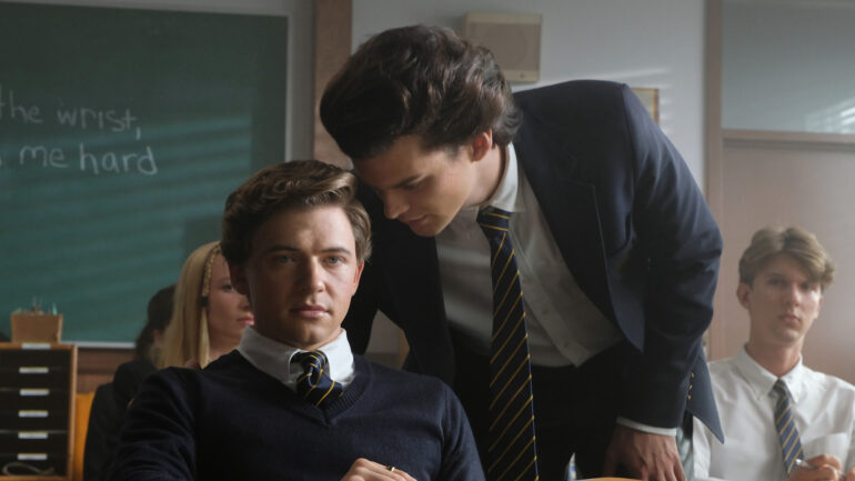 Igby Rigney as Bret, Homer Gere as Robert Mallory in 'The Shards'