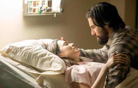Mandy Moore and Milo Ventimiglia in 'This Is Us' series premiere