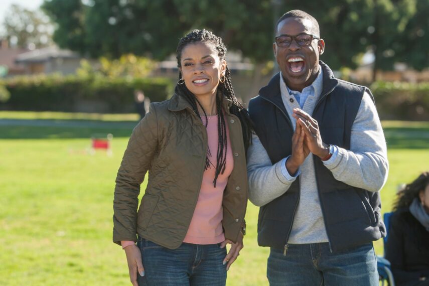 Susan Kelechi Watson and Sterling K. Brown in 'This Is Us' series premiere
