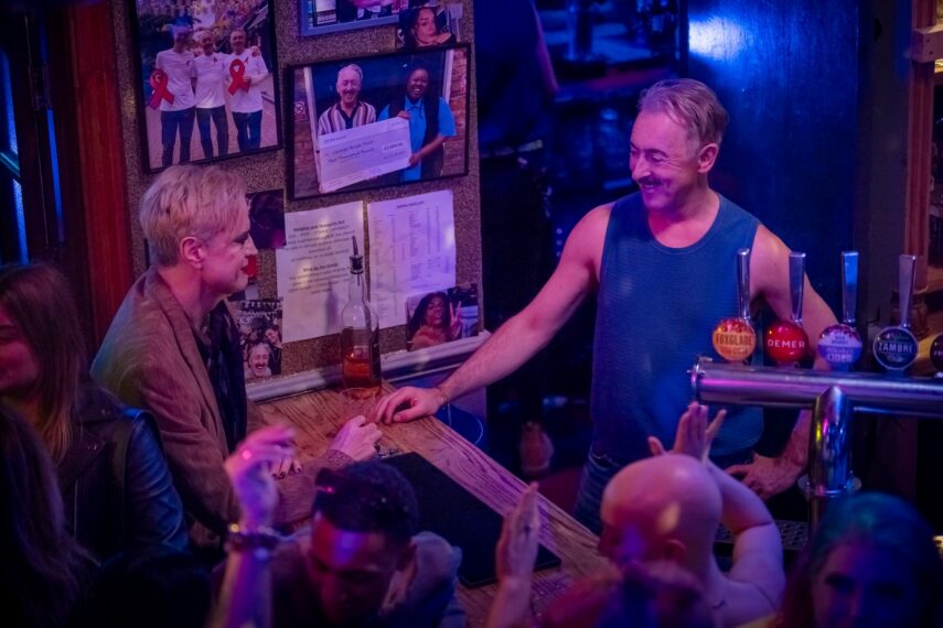 Paul Rhys and Alan Cumming in 'Tip Toe' Season 1 Episode 1