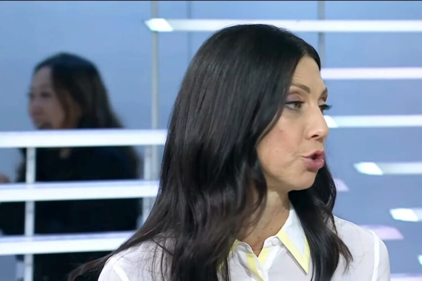Dr. Natalie Azar on "Today" on September 30, 2026 when a producer walked behind her during a live segement