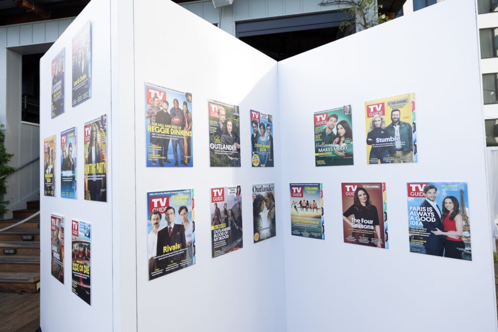 TV Guide Magazine covers on display at TV Guide Magazine presents: Producers’ Evening at White Rabbit Sky Lounge on September 08, 2026 in Los Angeles, California.