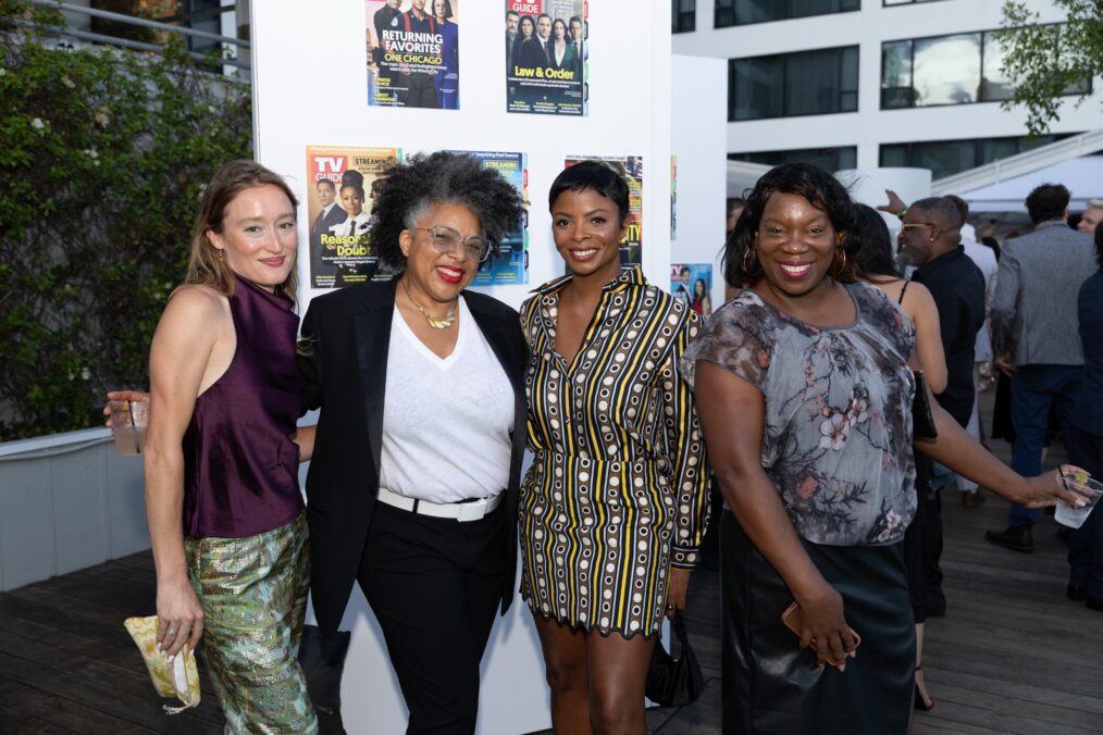 Marnee Carpenter, Janelle James attend TV Guide Magazine presents: Producers’ Evening at White Rabbit Sky Lounge on September 08, 2026 in Los Angeles, California.