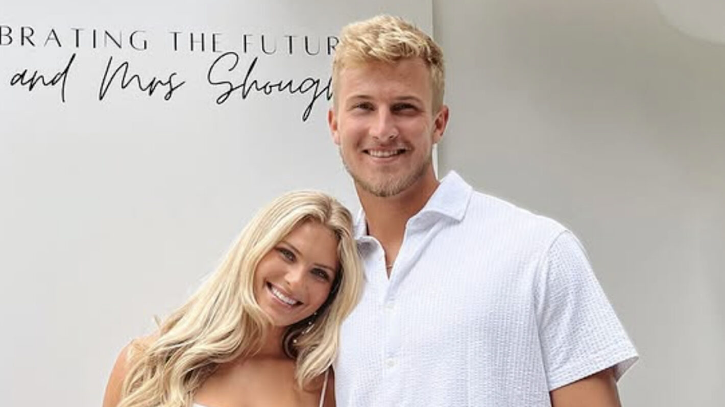 Tyler Shough and his wife Jordan