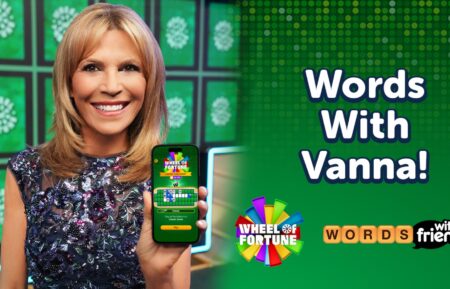 "Wheel of Fortune" host Vanna White in collaboration with Words With Friends