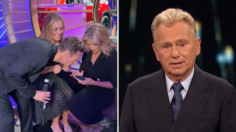Ryan Seacrest Interrupts Vanna White as She Plays Game With Pat Sajak