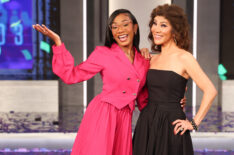 Coverage of the CBS Original Series Big Brother, season 28 finale, airing live Thursday, October 1, 2026 on the CBS Television Network and streaming on Paramount+. Pictured: Taylor Brown and Julie Chen Moonves. Photo: Matthew Taplinger/CBS ©2026 CBS Broadcasting, Inc. All Rights Reserved.