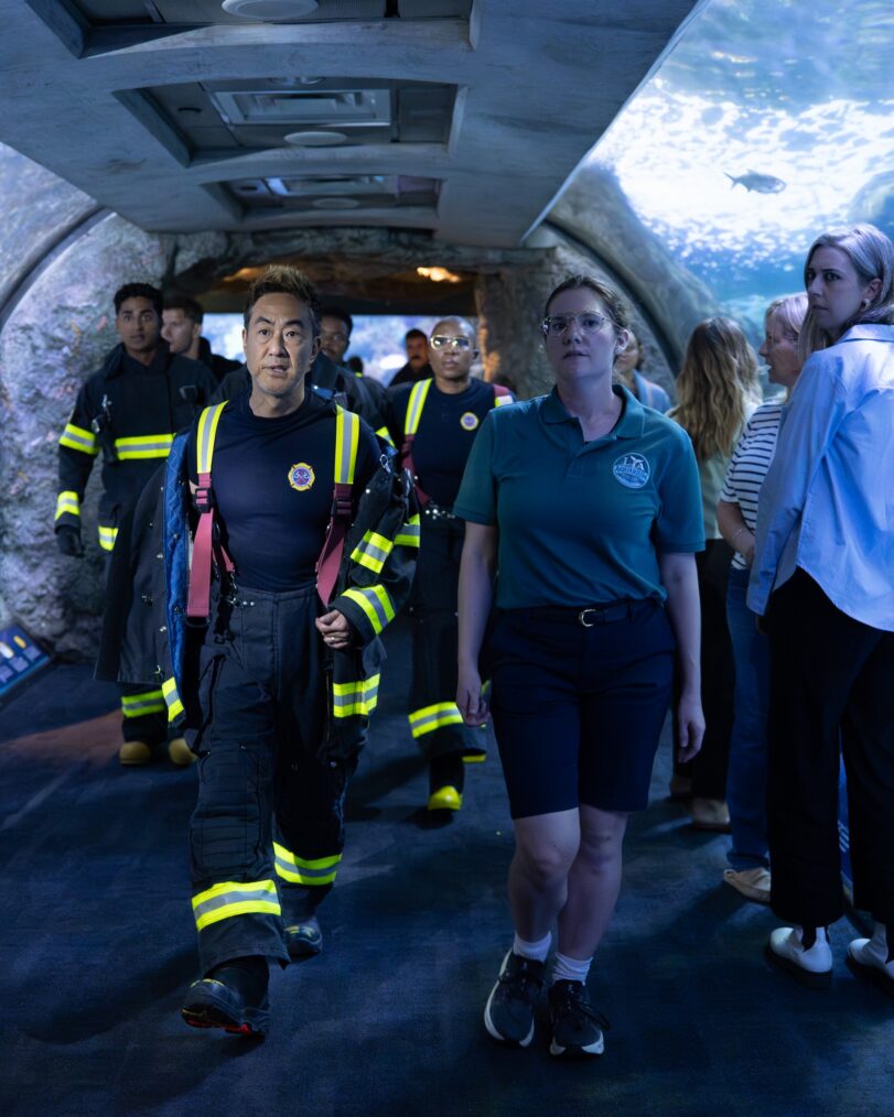 Anirudh Pisharody, Kenneth Choi, and Aisha Hinds — '9-1-1' Season 10 Premiere "That Sinking Feeling"