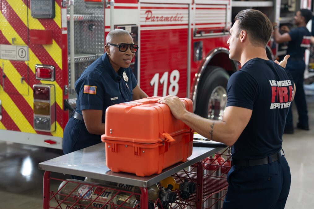 Aisha Hinds and Ryan Guzman — '9-1-1' Season 10 Premiere "That Sinking Feeling"