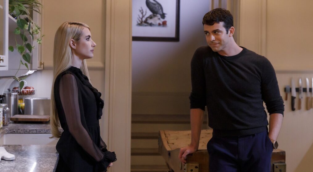 FX’s “American Horror Story 13” — “Madison’s Happy Ending” S13, Episode 11 Pictured: (l-r) Emma Roberts as Madison Montgomery, Joey Pollari as Ben — CR: Eric Liebowitz/FX