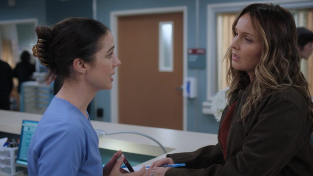 Adelaide Kane & Camilla Luddington in Grey's Anatomy