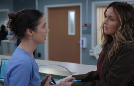 Adelaide Kane & Camilla Luddington in Grey's Anatomy