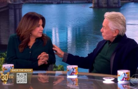 Ana Navarro and Michael Douglas on The View