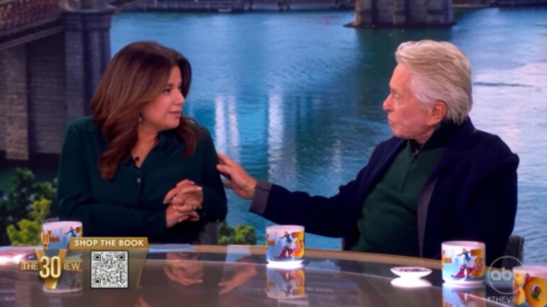 Michael Douglas Corners Ana Navarro Over Her Politics on ‘The View’