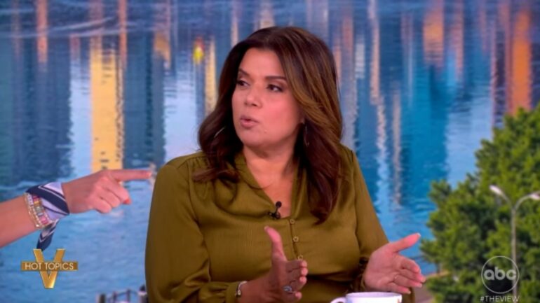 Ana Navarro Shouts Down ‘The View’ Cohosts Over Trump Dinner Question: ‘This Isn’t Funny’