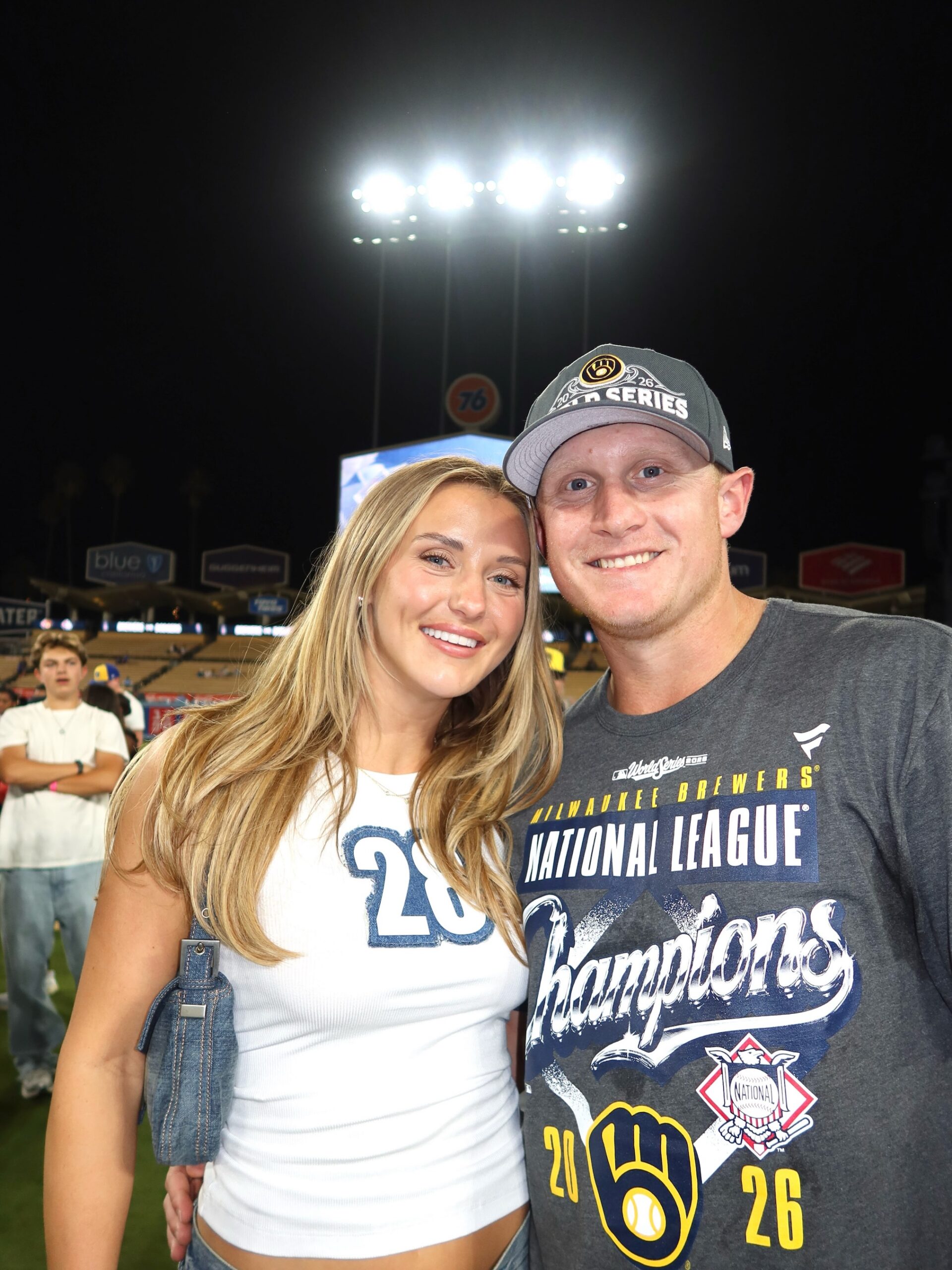 Andrew Vaughn and wife Lexi