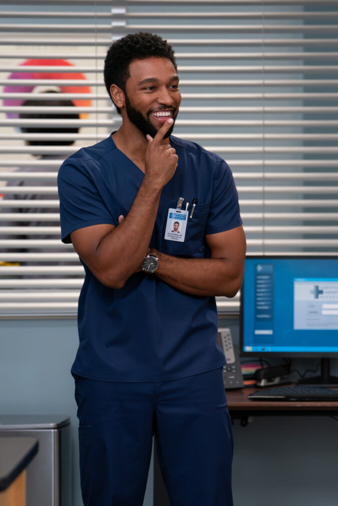 GREY’S ANATOMY - “It’s All Wrong, but It’s All Right” - As Blue fights to reclaim his place at Grey Sloan, Jo is pulled from motherhood back into the OR. Jules and Winston’s relationship remains strained, and Bailey struggles to find her footing as a student. THURSDAY, OCT. 29 (10:00-11:00 p.m. EDT) on ABC. (Disney/Ser Baffo) ANTHONY HILL