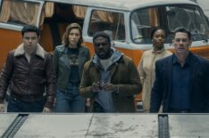 Arturo Castro, Jessica Biel, Sam Richardson, Teyonah Parris, and John Cena, 'Matchbox The Movie,' Apple TV, premieres October 9, 2026.