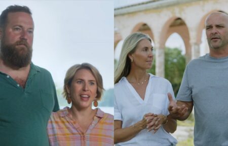 Ben Napier and Erin Napier, Sarah Baeumler and Bryan Baeumler, 'Home Town Takeover,' Season 3, Episode 4, HGTV, March 30, 2025.