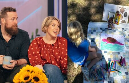 Ben and Erin Napier on 'The Kelly Clarkson Show,' 2023; Erin Napier's daughter, Instagram, October 20, 2026.