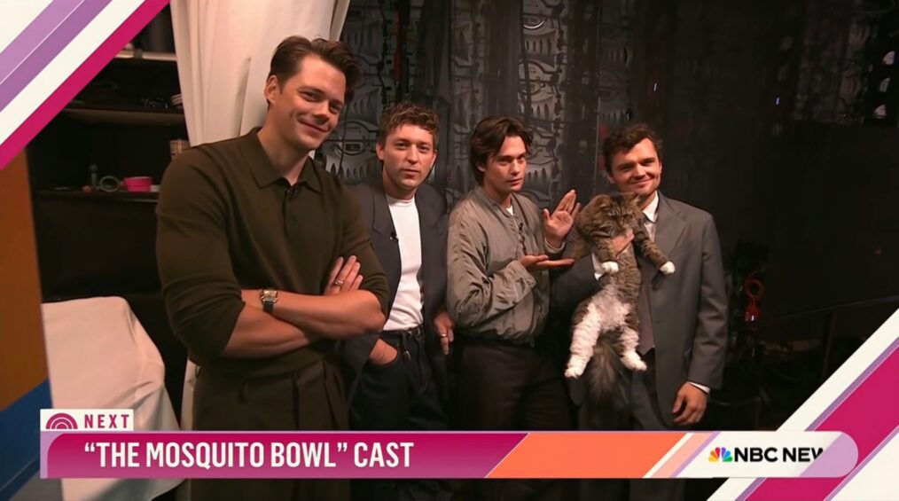 Bill Skarsgård, Tom Francis, Nicholas Galitzine, and Ray Nicholson on the October 29, 2026, episode of NBC's 'Today With Jenna & Sheinelle.'