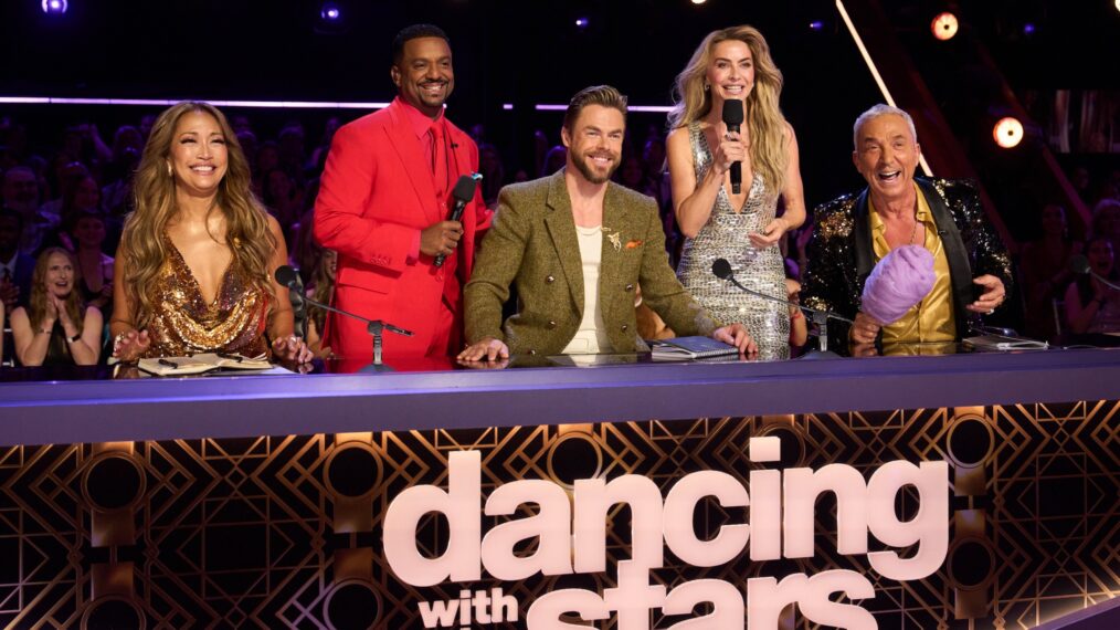 Carrie Ann Inaba, Alfonso Ribeiro, Derek Hough, Julianne Hough, and Bruno Tonioli, 'Dancing With the Stars,' Season 35, Episode 5, ABC, October 6, 2026.