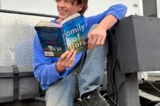 Costa D'Angelo on set of 'We Were Liars'