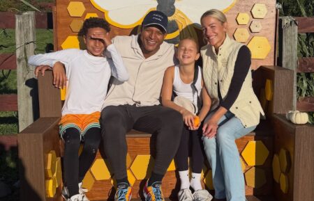 Craig Melvin and Lindsay Czarniak with kids Delano and Sybil, Instagram, October 4, 2026.