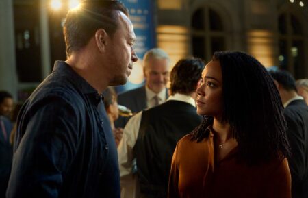 Donnie Wahlberg and Sonequa Martin-Green, 'Boston Blue,' Season 2, Episode 1, CBS, October 9, 2026.