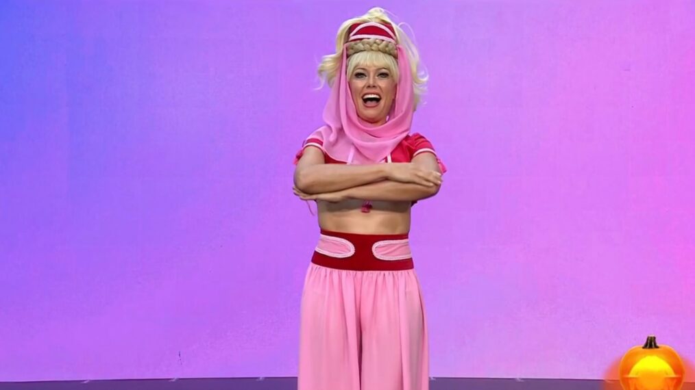 Dylan Dreyer as Jeannie from 'I Dream of Jeannie,' 'Today' Halloween, October 30, 2026.