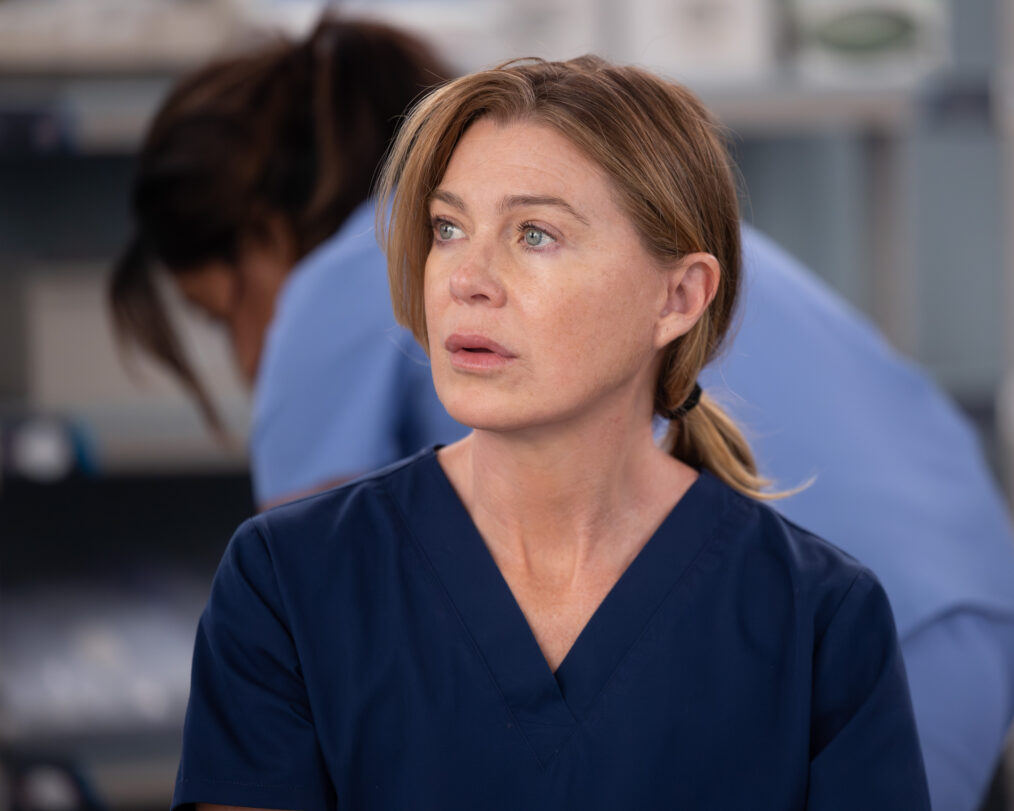 GREY’S ANATOMY - “Collide” - After a collision at Sea-Tac sends a surge of critically injured patients to Grey Sloan, the unveiling of its controversial new VIP floor is thrown into chaos as doctors race to save lives amid impossible choices. THURSDAY, OCT. 15 (10:00-11:00 p.m. EDT) on ABC. (Disney/Raymond Liu) ELLEN POMPEO