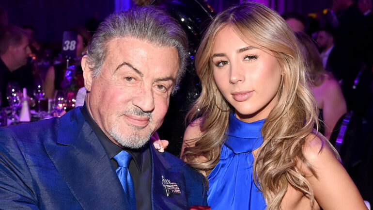 Sylvester Stallone and Scarlet Stallone
