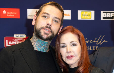 Priscilla Presley with her son Navarone Garibaldi Garcia