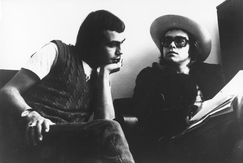 Bernie Taupin and Elton John