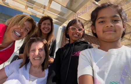 Hoda Kotb with Sameha Kotb, Hala Kotb, and kids Haley and Hope, Instagram, May 10, 2026.