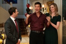 Jaren Lewison, Parker Young, and Allegra Edwards, 'Eternally Yours,' Season 1, Episode 3, CBS, October 22, 2206.