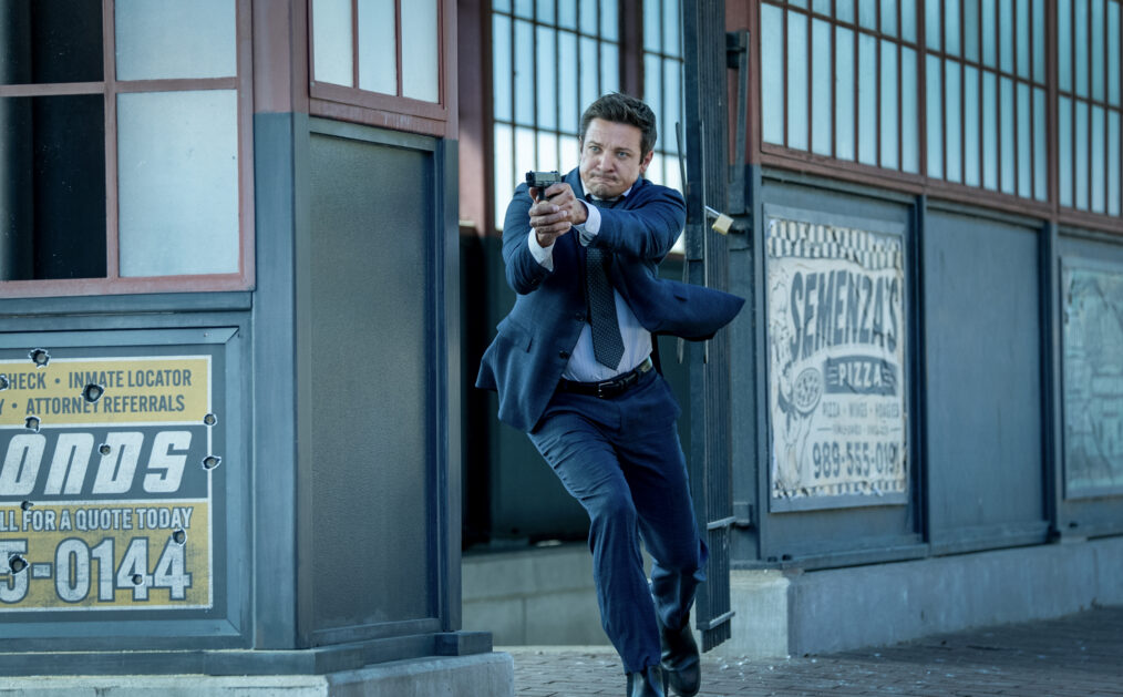 Jeremy Renner as Mike McLusky in Mayor of Kingstown season 5, streaming on Paramount+, 2027. Credit: Jeremy Parsons/Paramount+