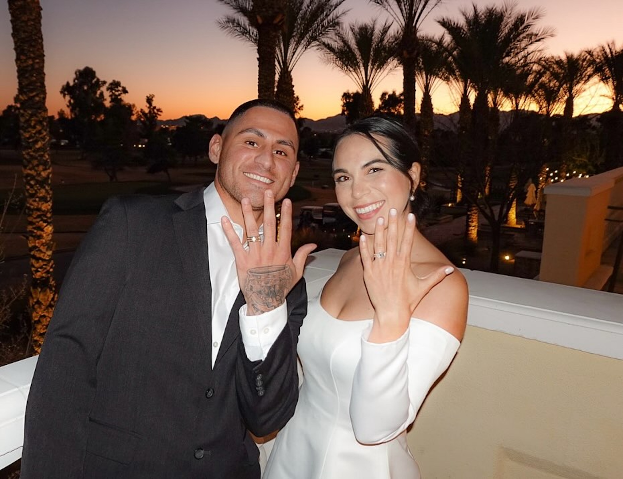 Joey Ortiz and his wife