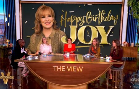 Joy Behar birthday on The View