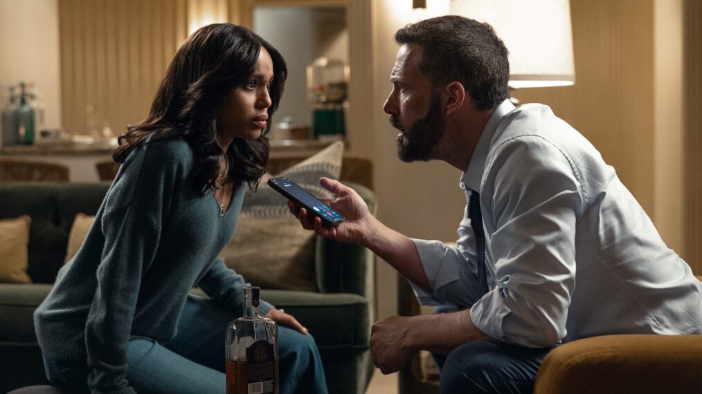 Kerry Washington and Ben Affleck, 'Animals,' Netflix movie, premieres October 9, 2026.